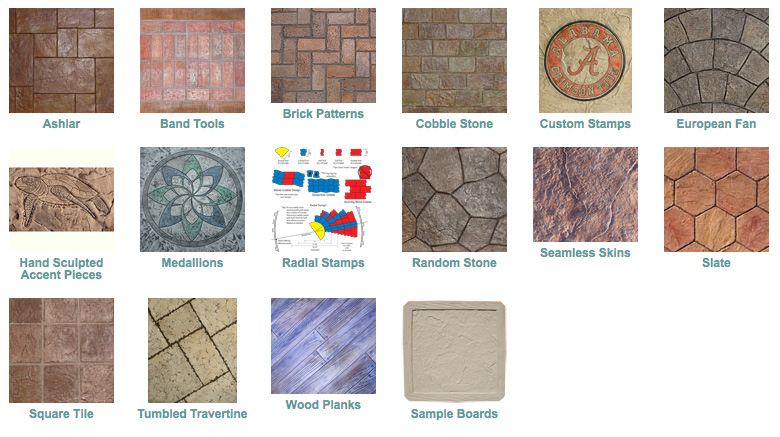 Concrete Stamp Patterns